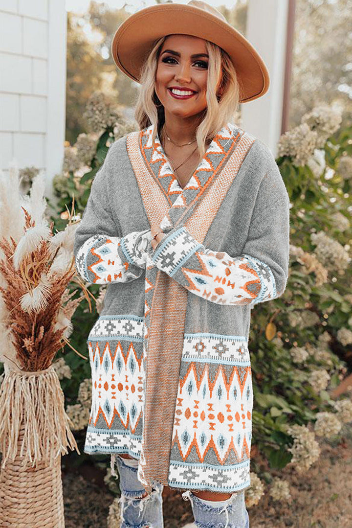 Levoire | Pull Mi-Long Tricoté Gris