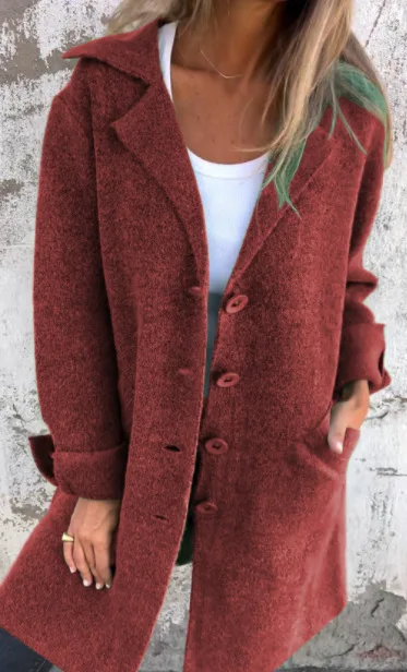 Levoire | Veste D'Automne Élégante Rouge (Seulement 4 pièces restantes)