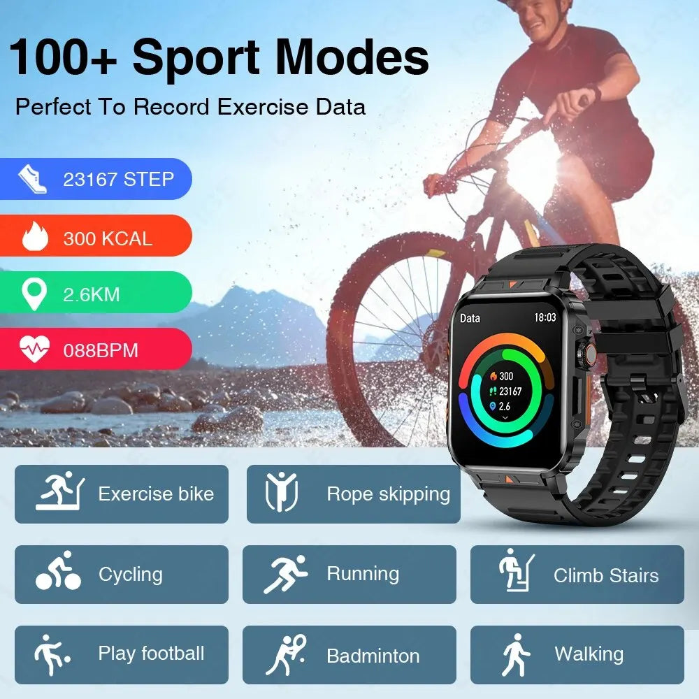 Levoire | Montre Intelligente Avec Un Écran De 1,95 Pouce Et Suivi De La Santé