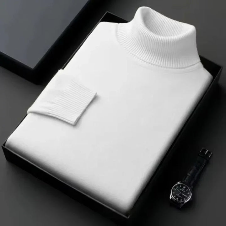 Levoire | Col Roulé Pour Hommes Blanc