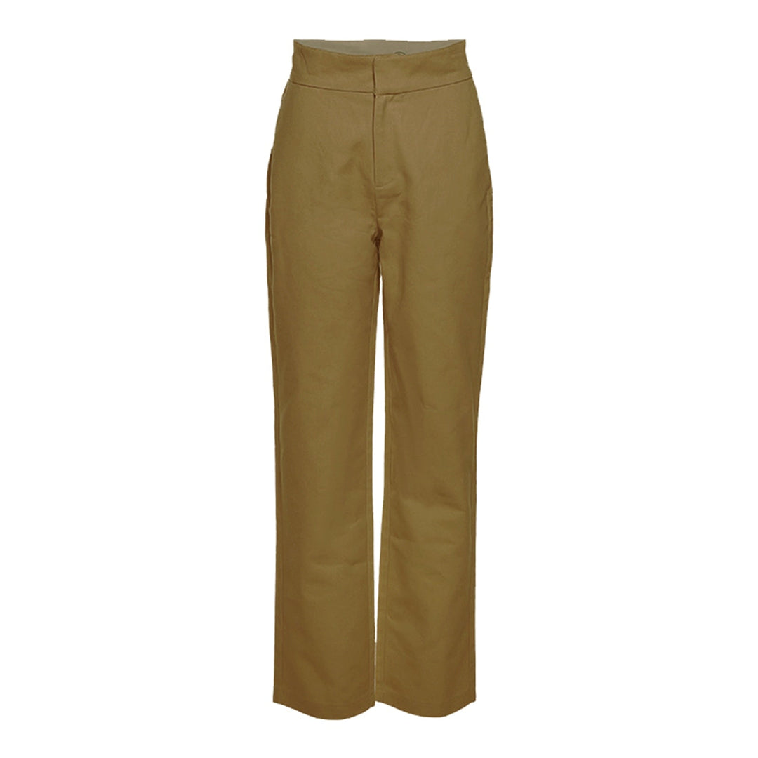 Levoire | Pantalon Taille Basse Confortable Pour Le Quotidien Braun