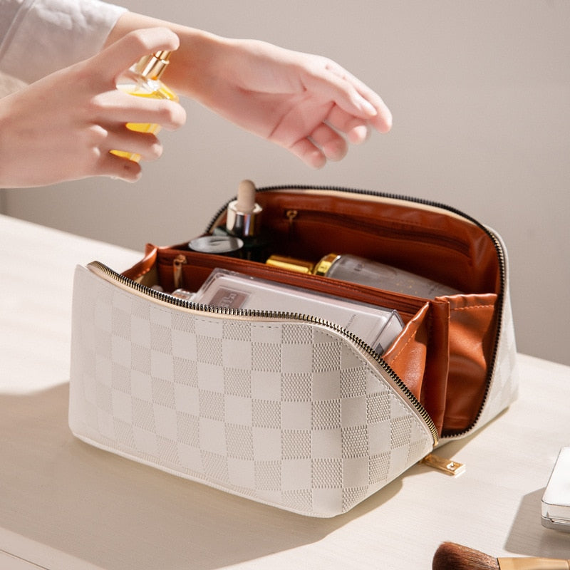 Levoire | Sac De Maquillage En Tartan De Luxe Raum