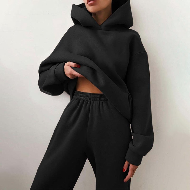 Levoire | Ensemble De Jogging Grande Taille Noir