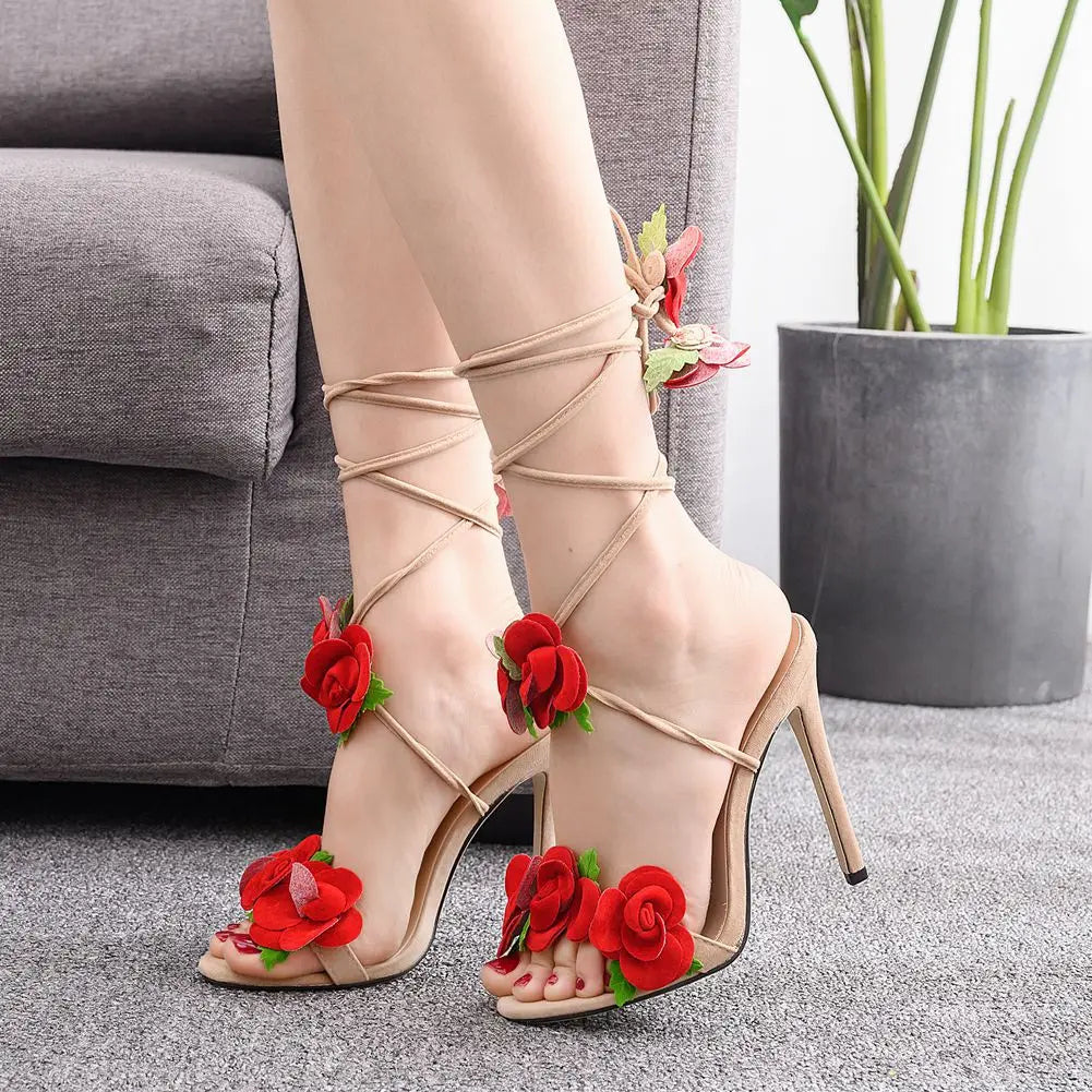 Levoire | Talon Haut Satin Rose