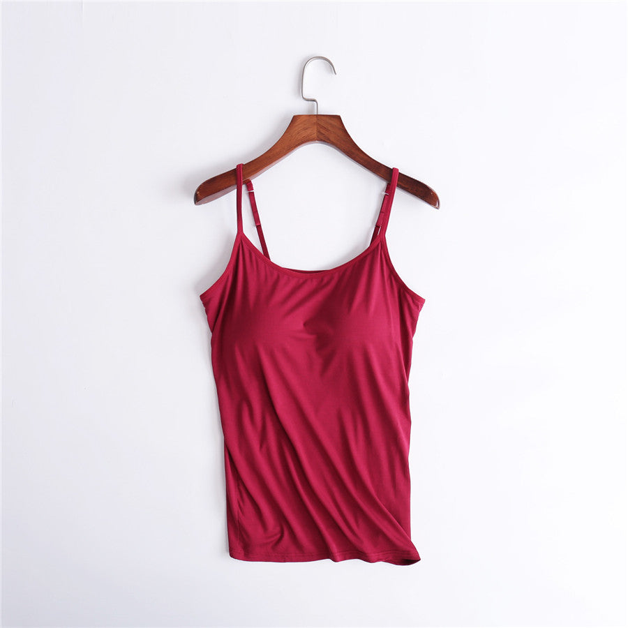 Levoire | Haut Élégant Avec Bralette Intégré Rot
