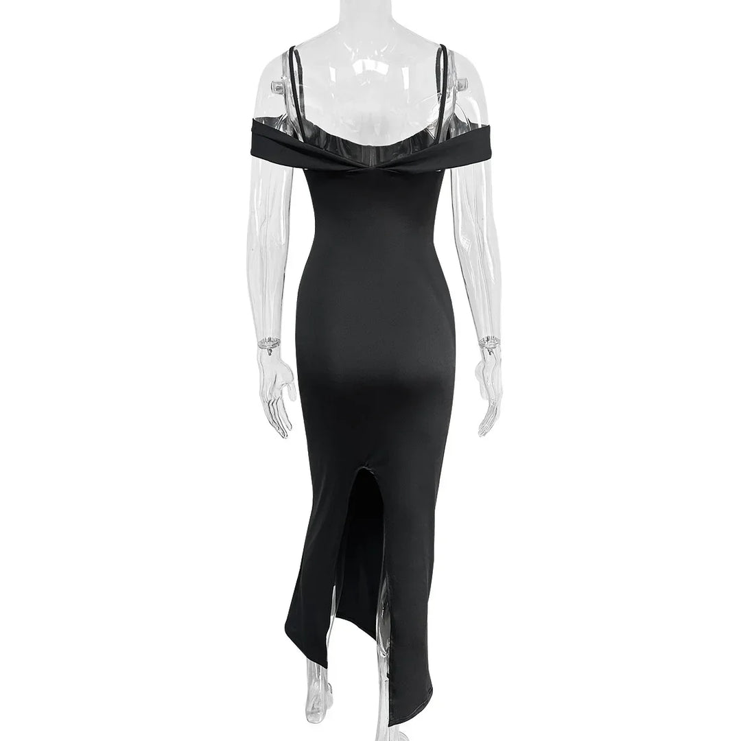 Levoire | Robe Maxi À Bretelles Spaghetti Sans Dos