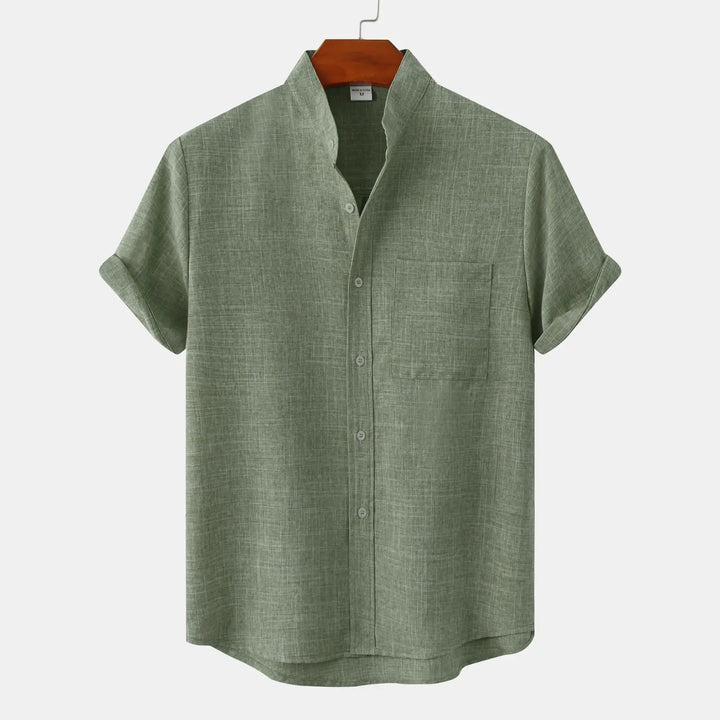 Levoire | Chemise De Loisirs En Lin De Luxe Vert