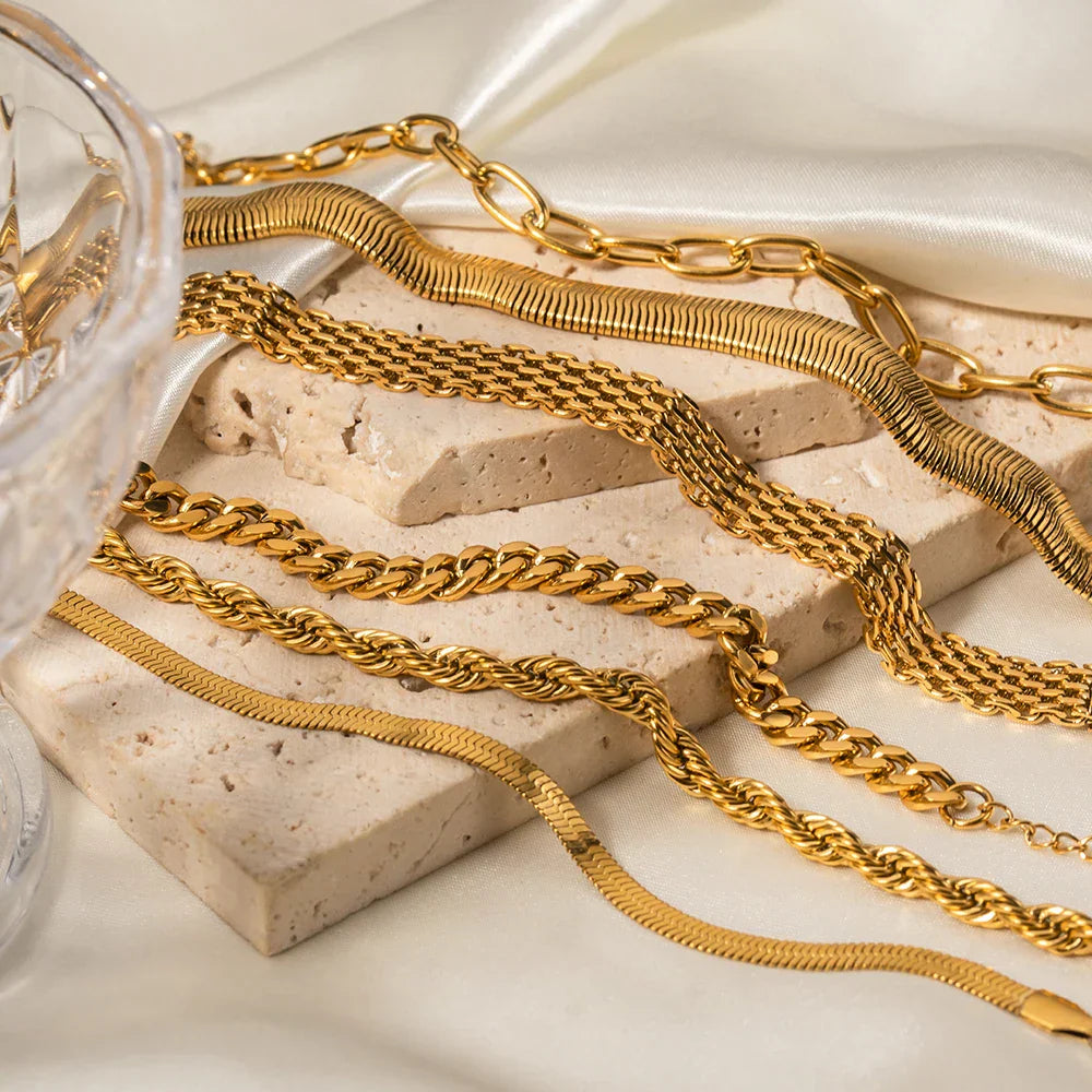 Levoire | Bracelet En Acier Doré
