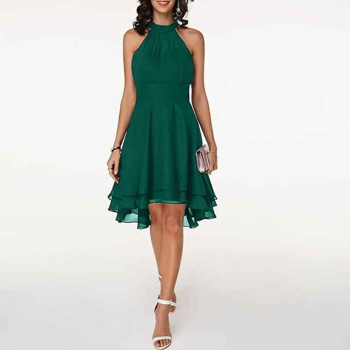 Levoire | Robe Avec Des Volants Élégants Vert