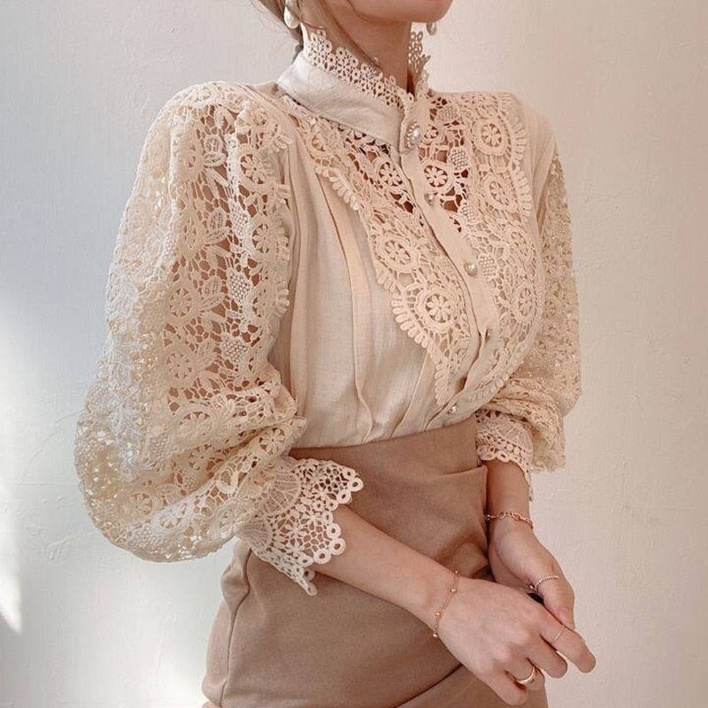 Levoire | Blouse En Dentelle Classique, Élégant Et Super Mignon !