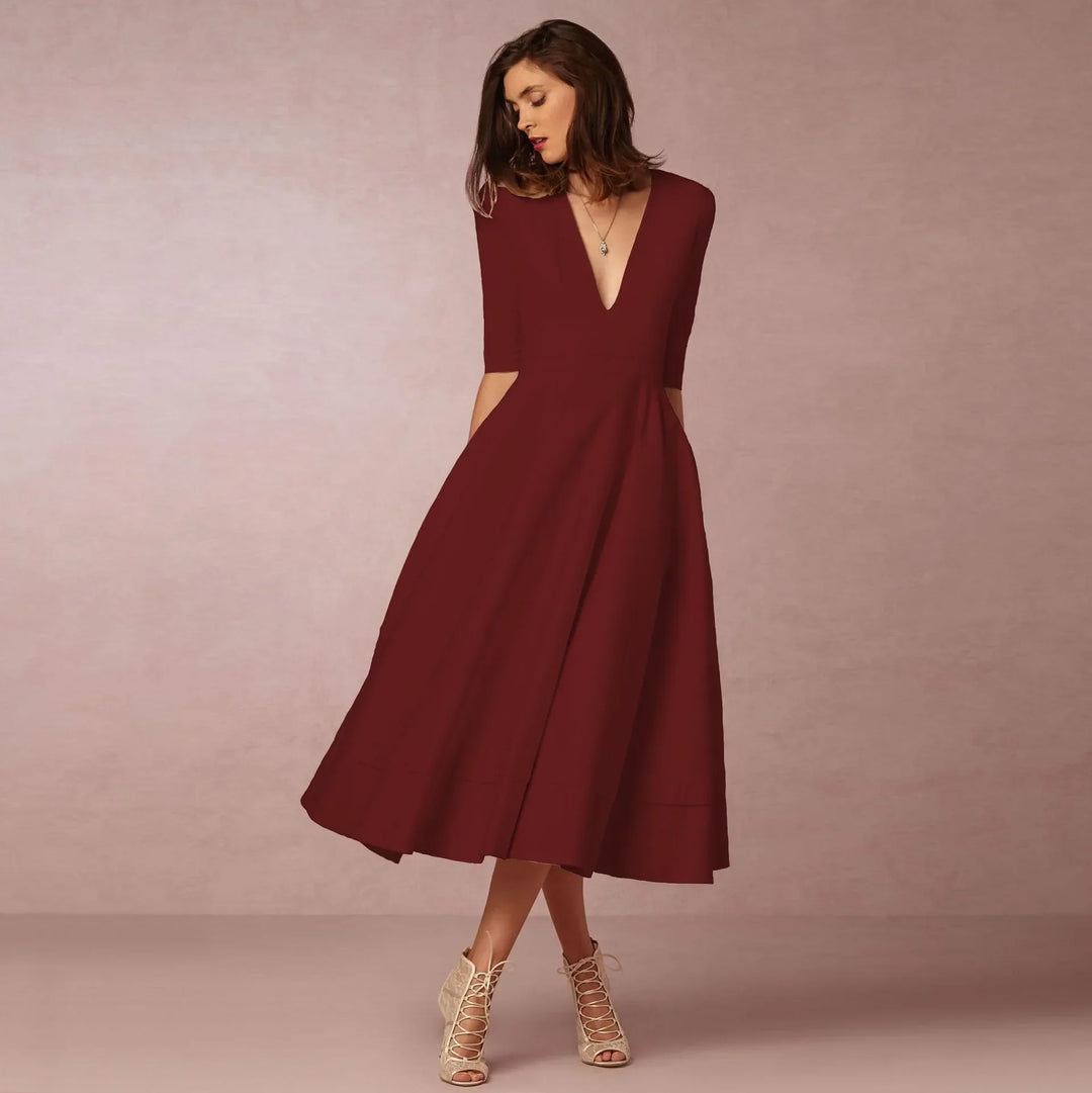 Levoire | Robe Style Princesse Bourgogne