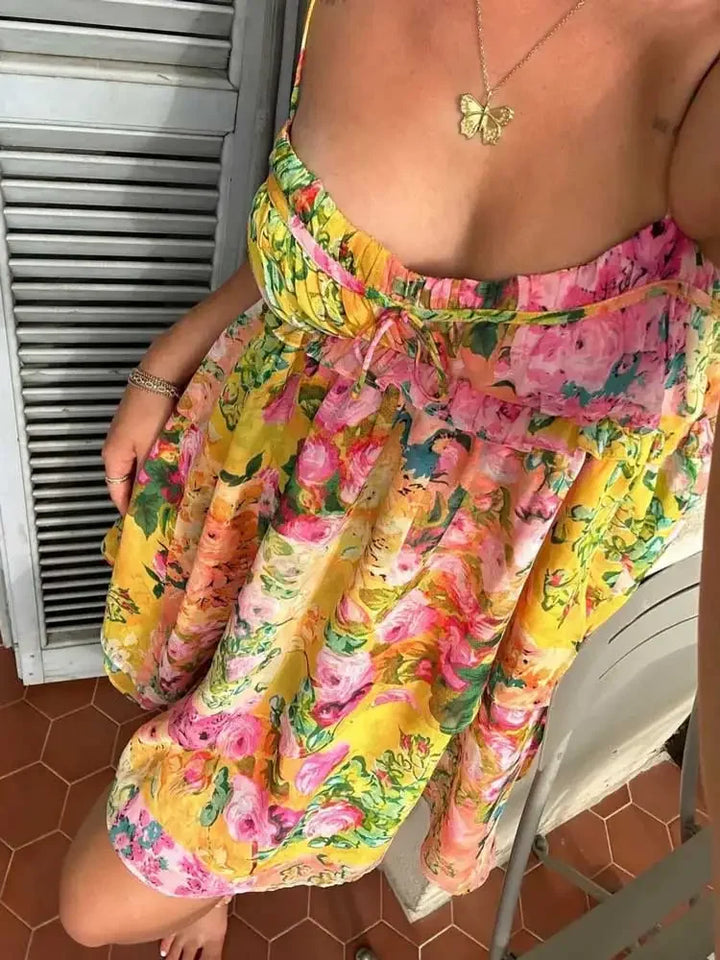 Levoire | Envoûtante robe courte chiffon