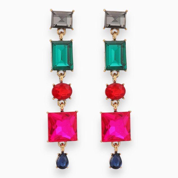 Levoire | Bunte Boucles D'Oreilles Funk Carré
