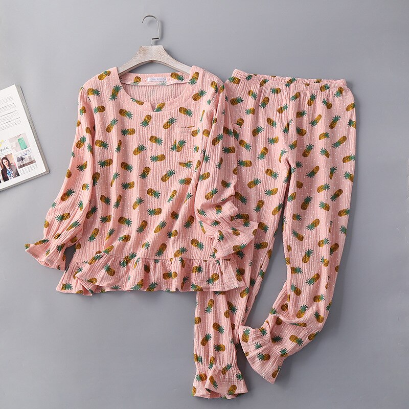 Levoire | Pajamas Légers En Crêpe De Coton Rosarot