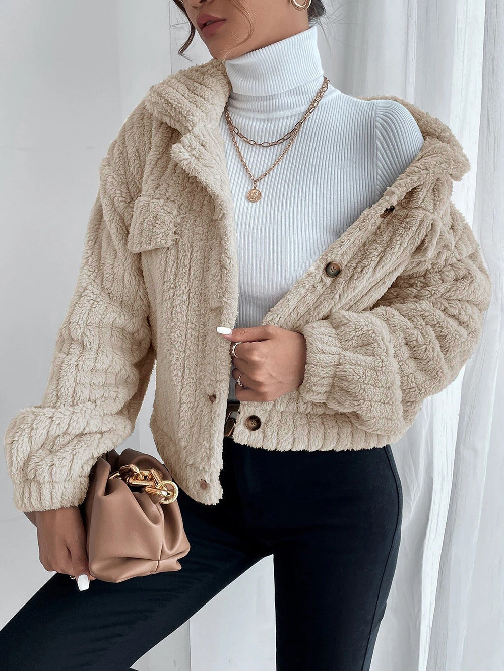 Levoire | Veste Chaude Et Confortable Chameau