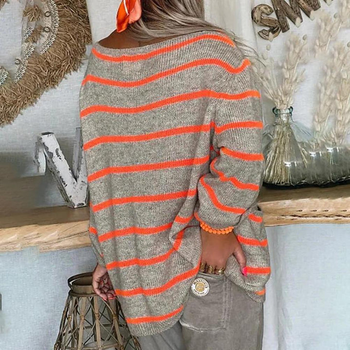 Levoire | Pull À Rayures À La Mode Pour Femmes