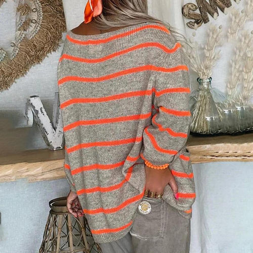 Levoire | Pull À Rayures À La Mode Pour Femmes
