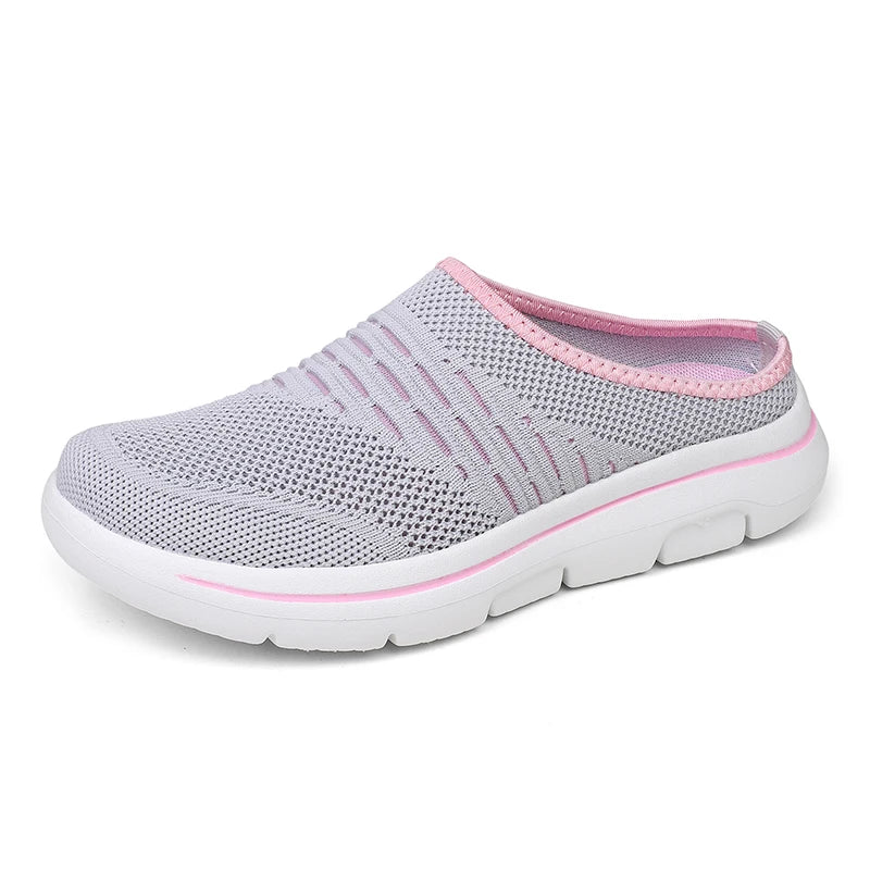 Levoire | Chaussons Femme Respirants Gris Clair