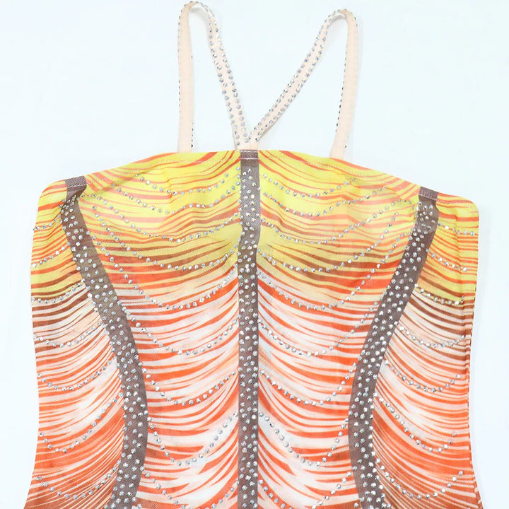 Levoire | Robe Mini Sans Bretelles En Strass