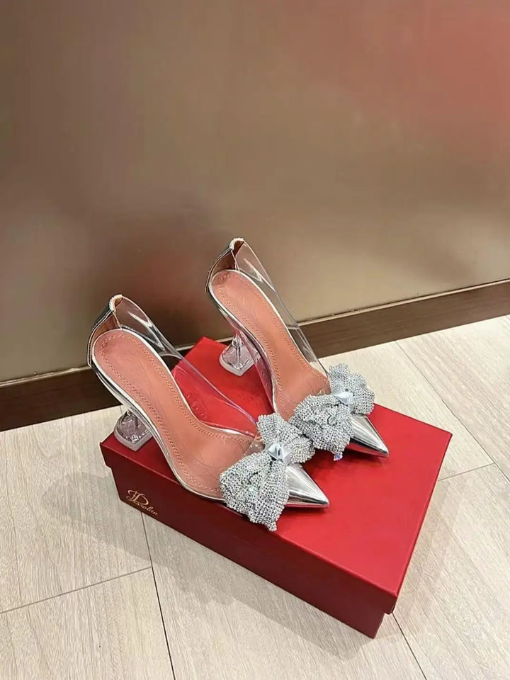 Levoire | Nouveau Style Fée Arc Transparent Talons Hauts transparent 7cm