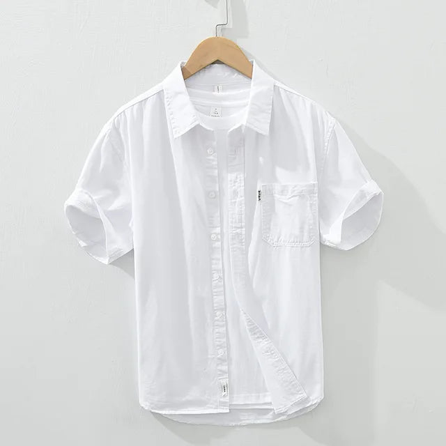 Levoire | Chemise D'Ete Decontracte Hommes Blanc