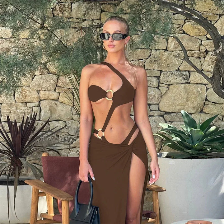 Levoire | Maillot De Bain Une Pièce Et Ensemble Jupe Midi Leo Braun