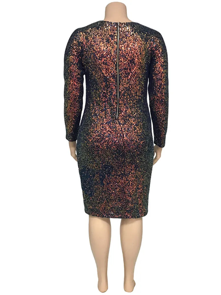 Levoire | Robe Longue À Paillettes Oversize