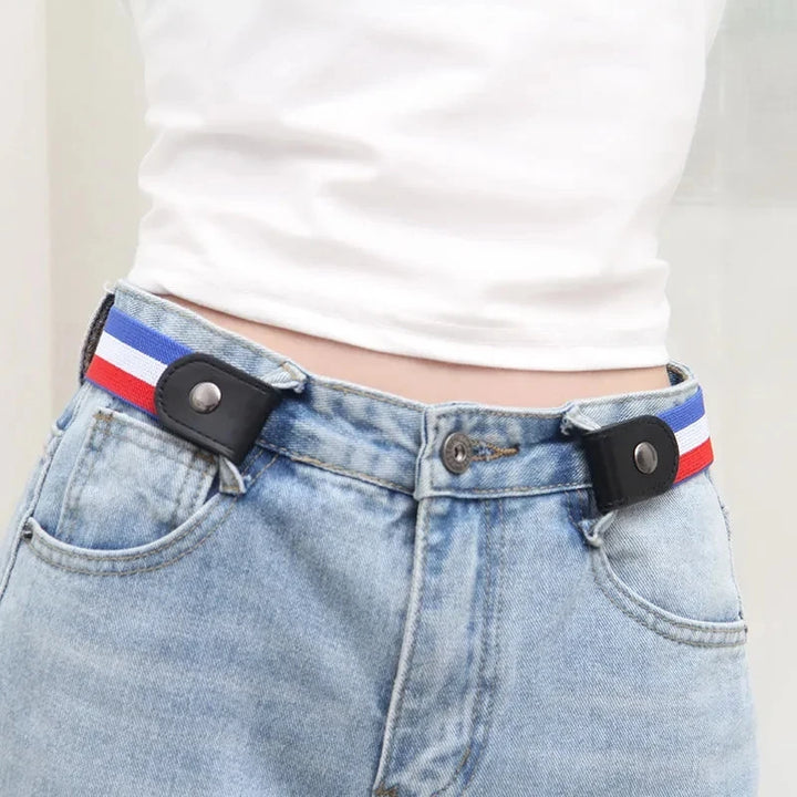 Levoire | Élastique Unisexe Sans Couture Et Réglable Rayé Bleu Rouge