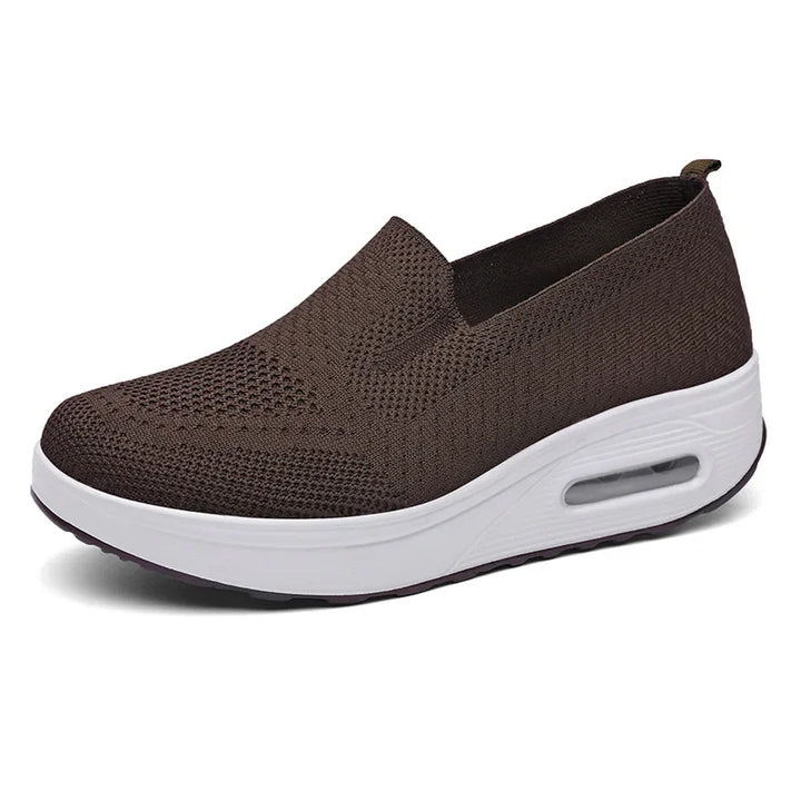 Levoire | Chaussures Compensées Légères Brun