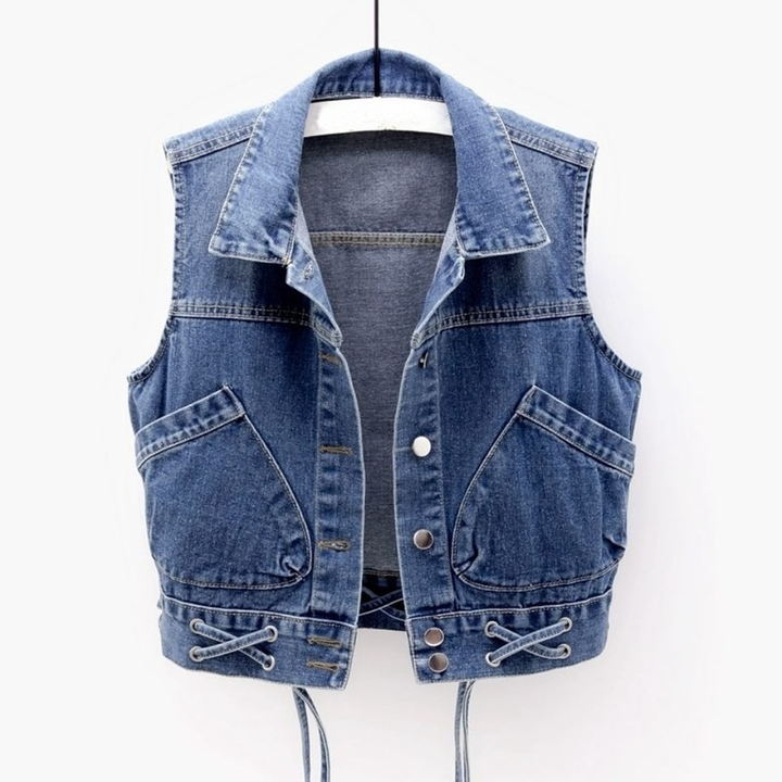 Levoire | Gilet D'été Pour Femme - Sans Manches Bleu foncé