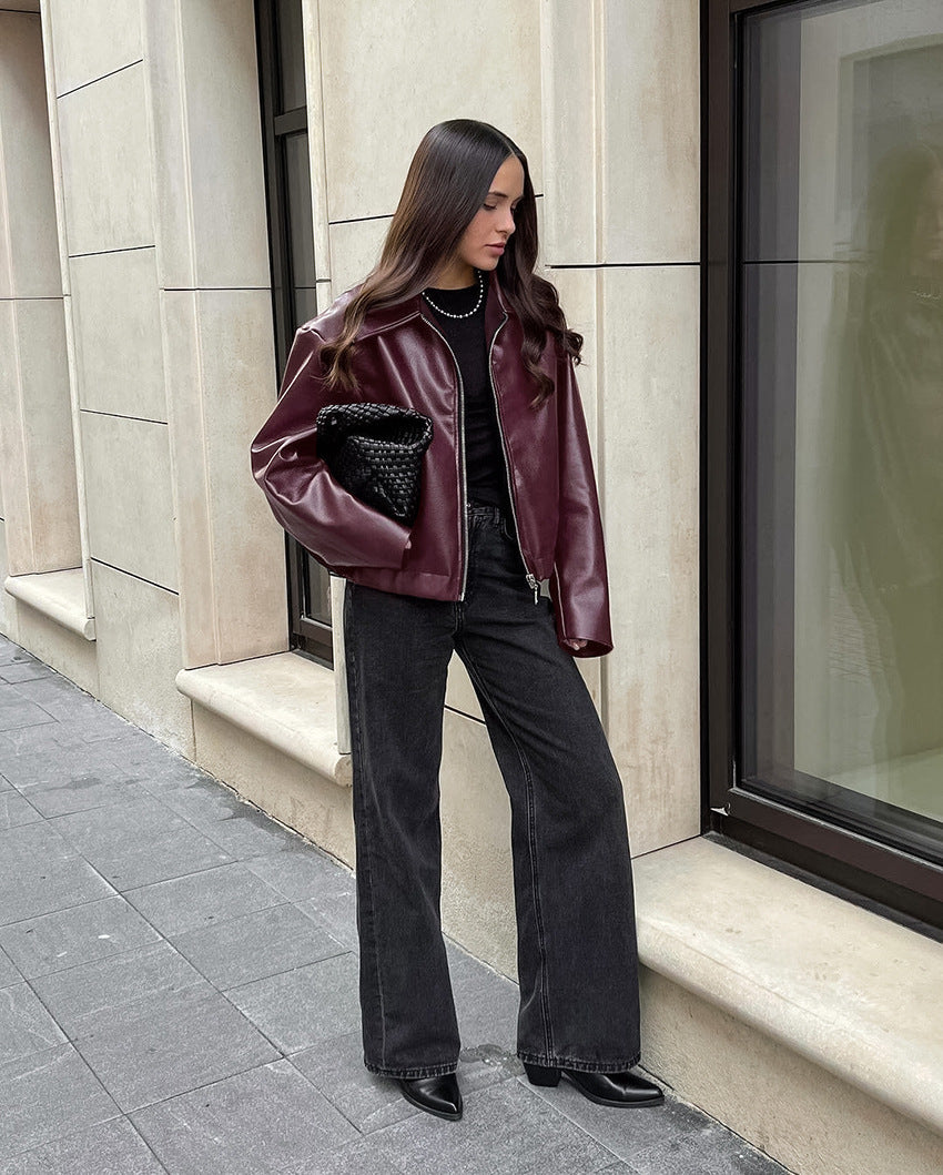 Levoire | Veste en cuir avec une coupe moderne