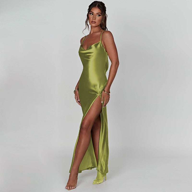 Levoire | Robes Longues Sans Emmanchures À Taille Haute