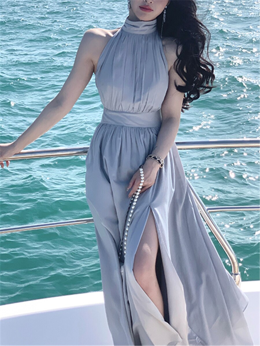 Levoire | Robe Midi En Chiffon Décolletée