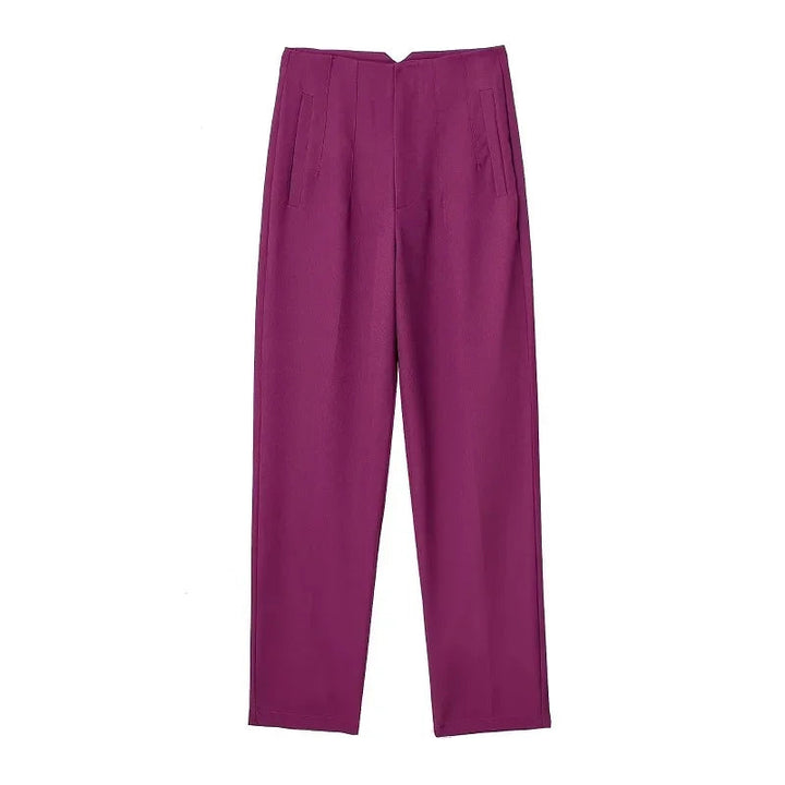 Levoire | Pantalons formels taille haute avec des mesures fines et élégantes Liila