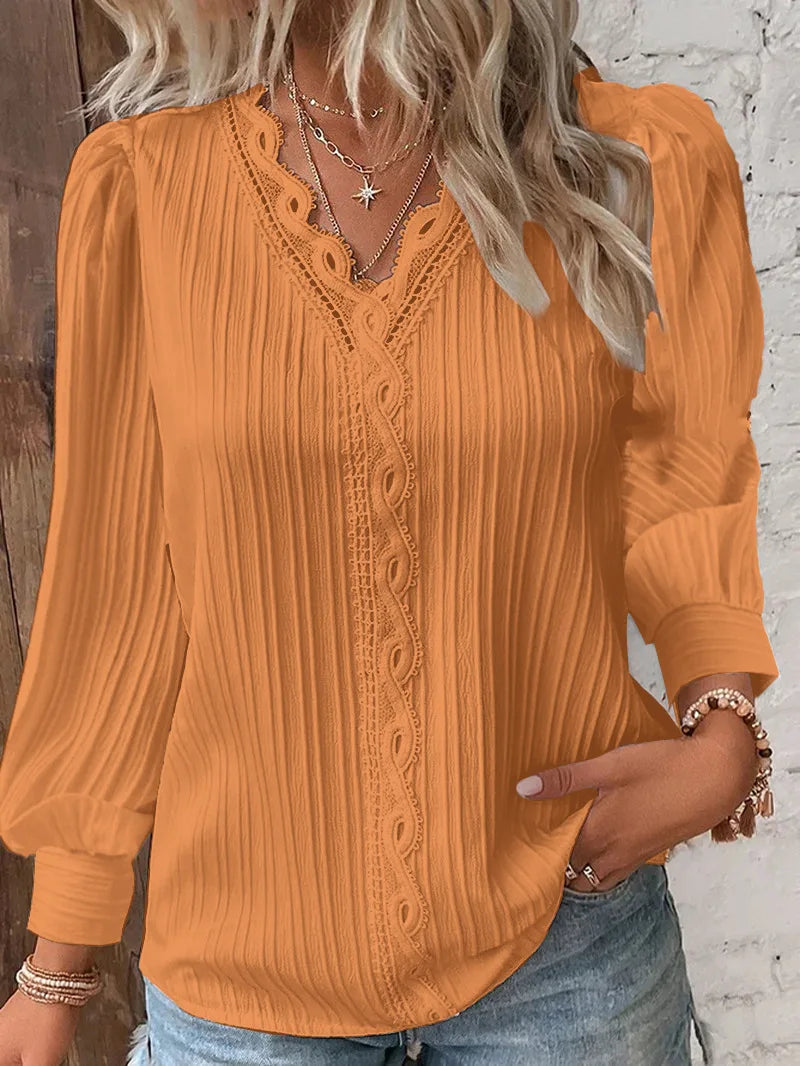 Levoire | Élégante Blouse Pour Femmes Jaune