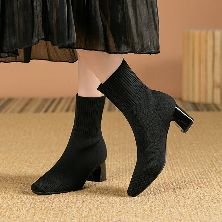 Levoire | Collants Antidérapants Confortables Avec Des Talons Hauts Noir