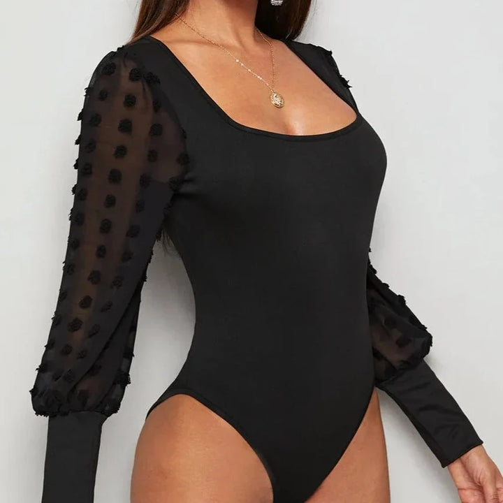 Levoire | Body Avec Des Manches Longues Bouffantes
