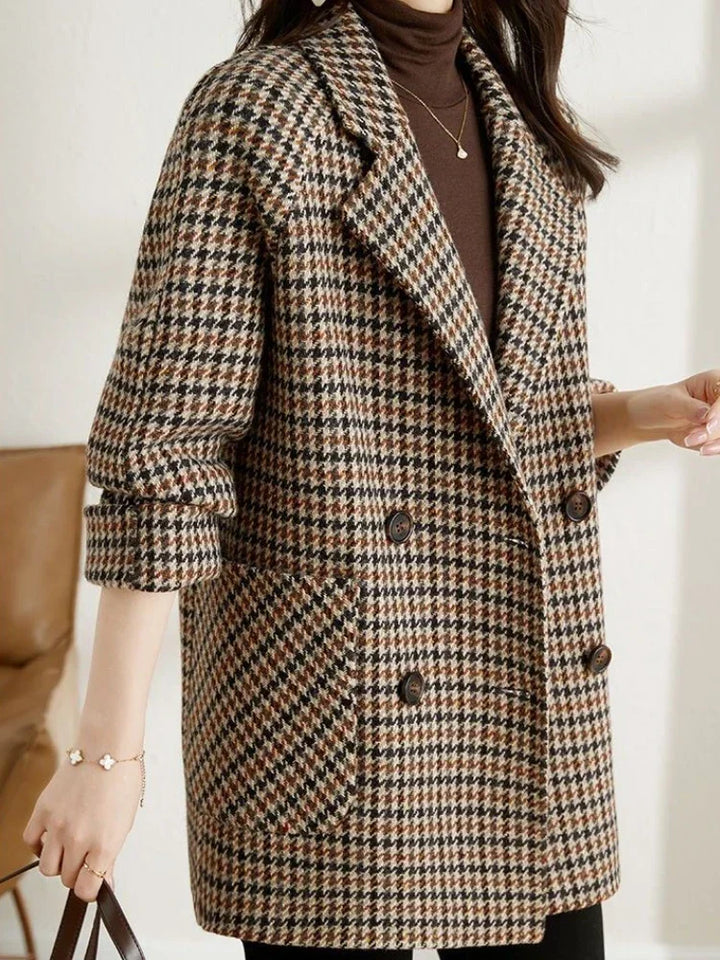 Levoire | Veste À Carreaux À Manches Longues Avec Poches