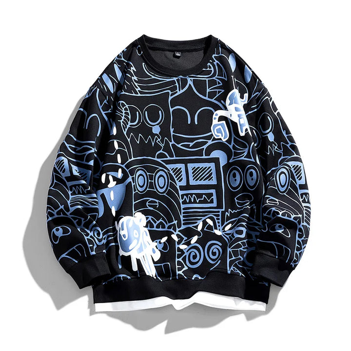Levoire | Pull Graffitone Statement Noir