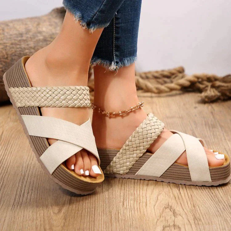 Levoire | Sandales Orthopédiques Avec Une Touche De Mode Beige