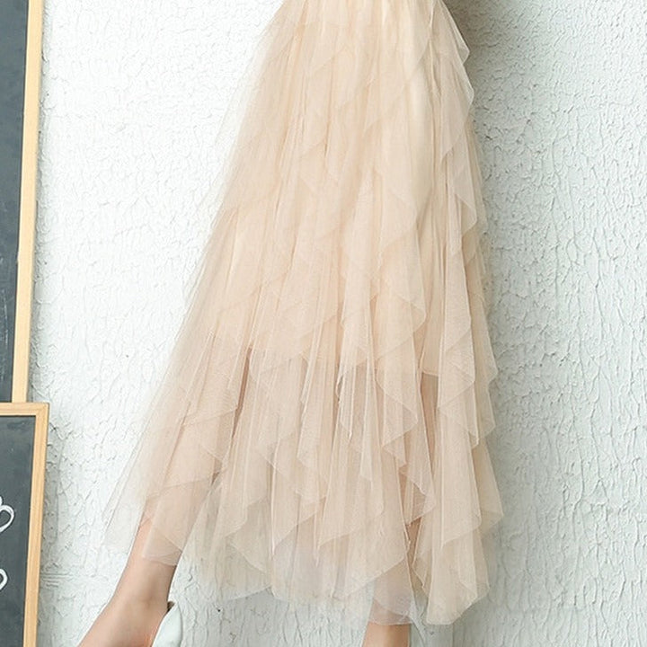 Levoire | Jupe Maxi Pour Occasions Spéciales Khaki S-2XL