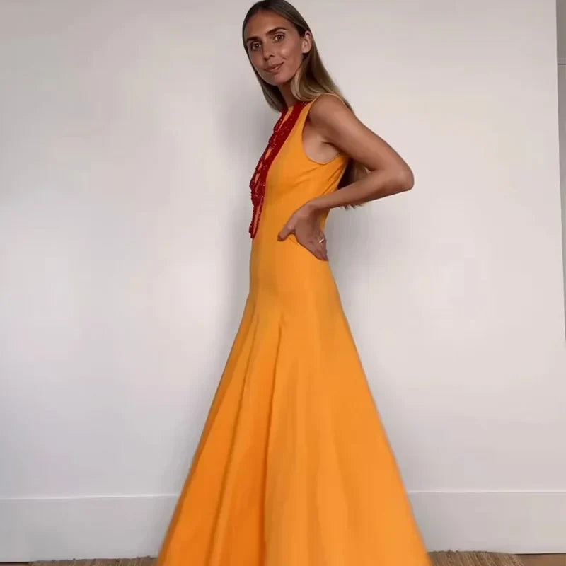 Levoire | Chic robe bodycon Orange