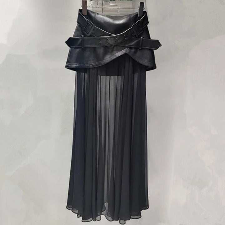 Levoire | Jupe Longue En Velours Noir