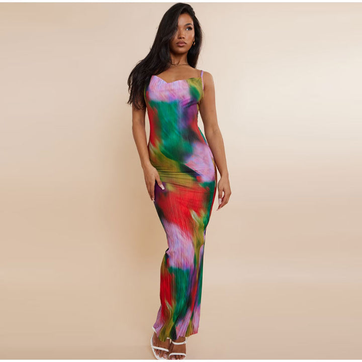 Levoire | Robe Maxi Plissée Imprimée Batik Style 2