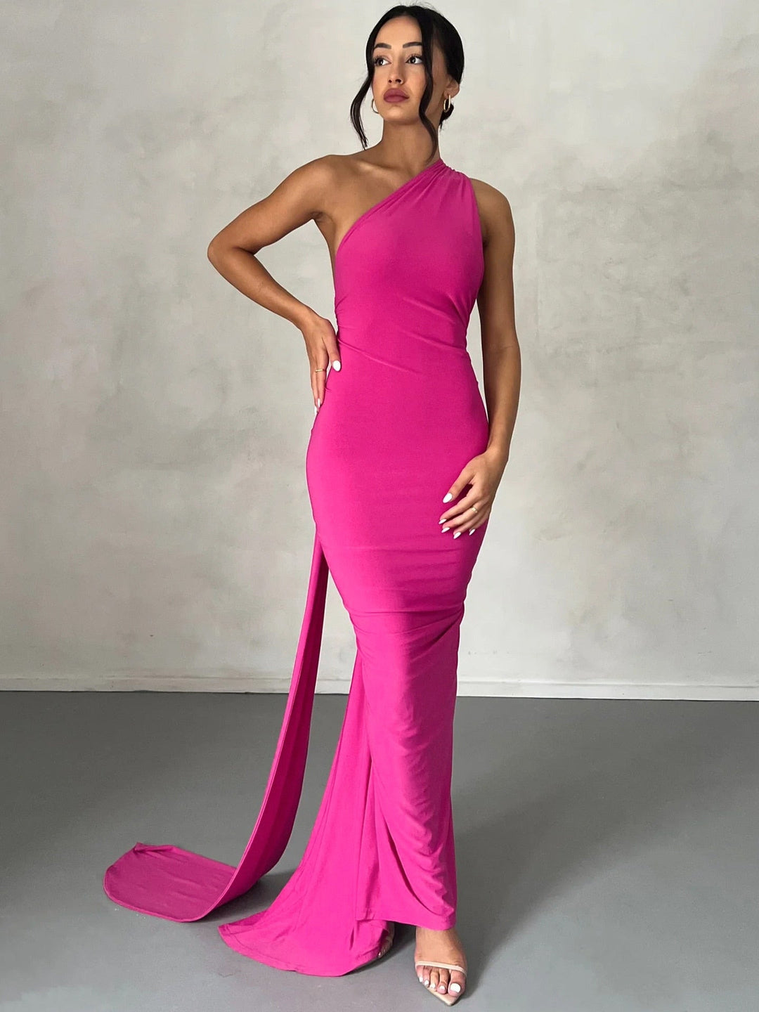 Levoire | Une Épaule Dos Lié Sans Manches Maxi-Vêtements