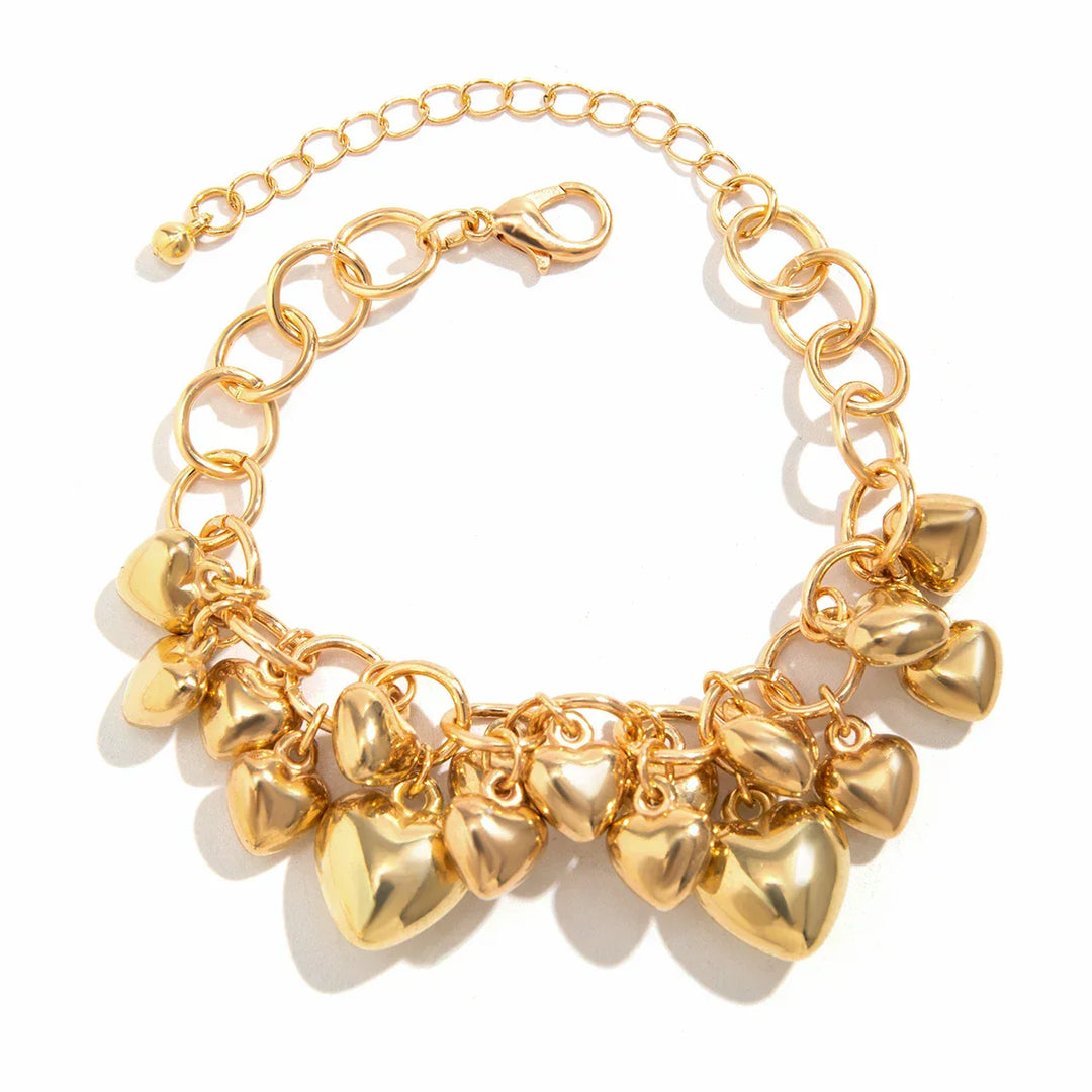 Levoire | Bracelet Chaîne Pendentif Cœur Amour Pour Femmes Ou