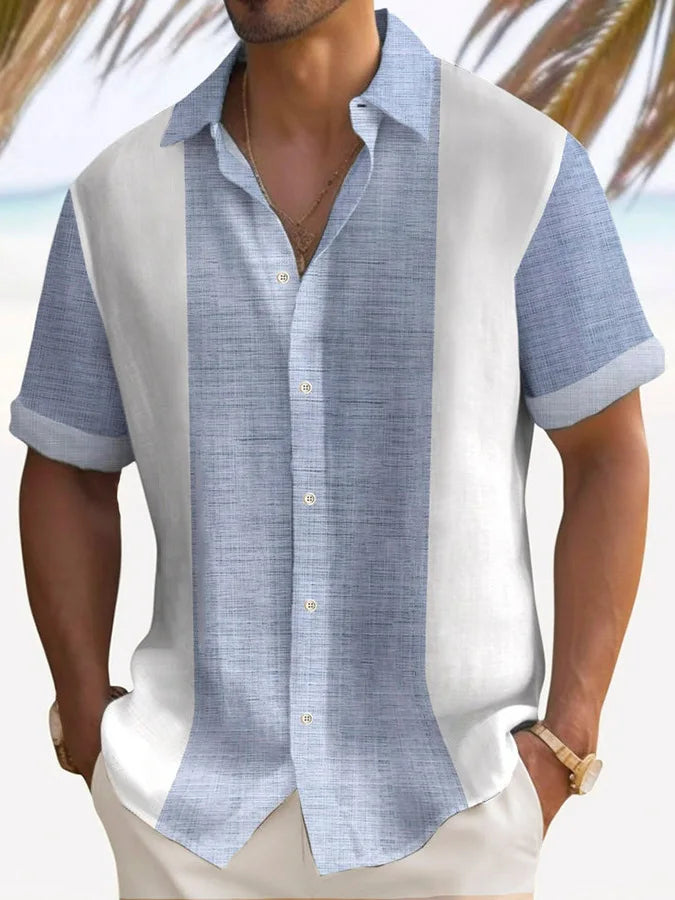 Levoire | Chemise D'Été Moderne Et Confortable Avec Motif Bleu ciel