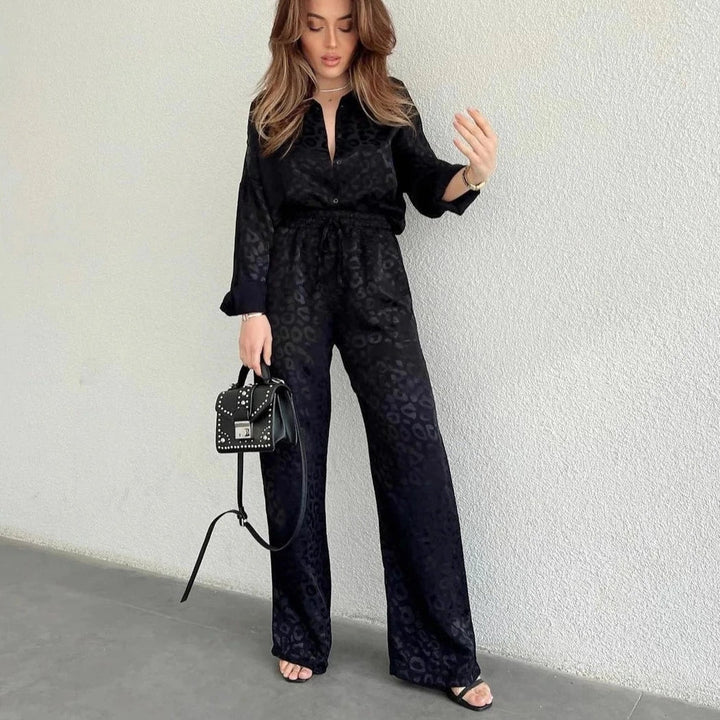Levoire | Ensemble Élégant En Deux Pièces Look Noir