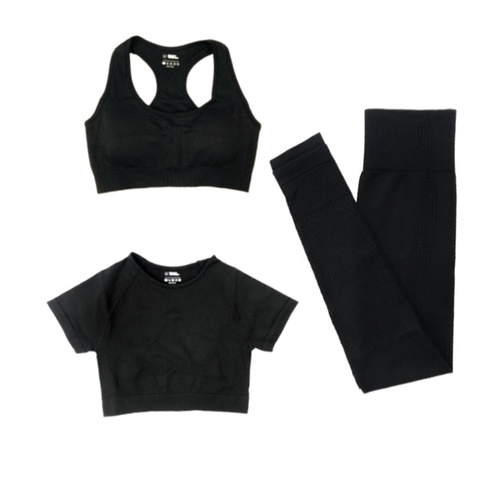 Levoire | Trois Pièces Tenue De Sport Noir
