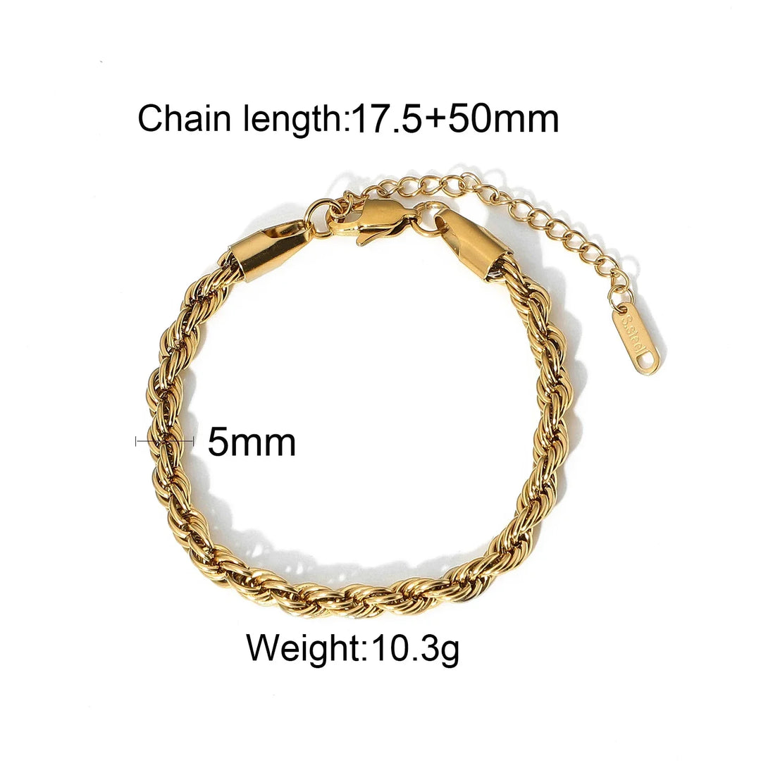 Levoire | Bracelet En Acier Doré JDN20128-2